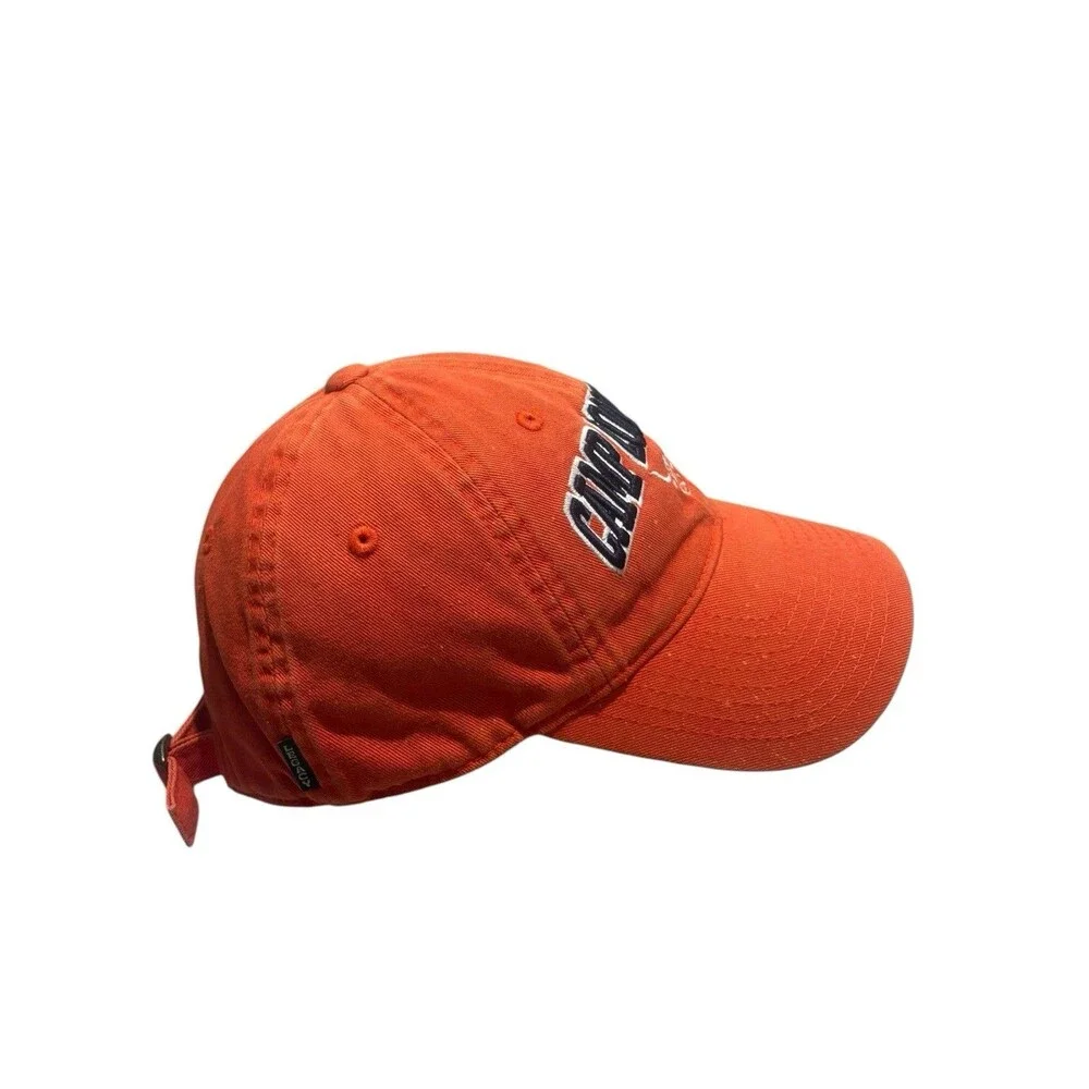Camp Longhorn ‘Legacy Athletic’ Orange Strap-Back Adjustable OS hat